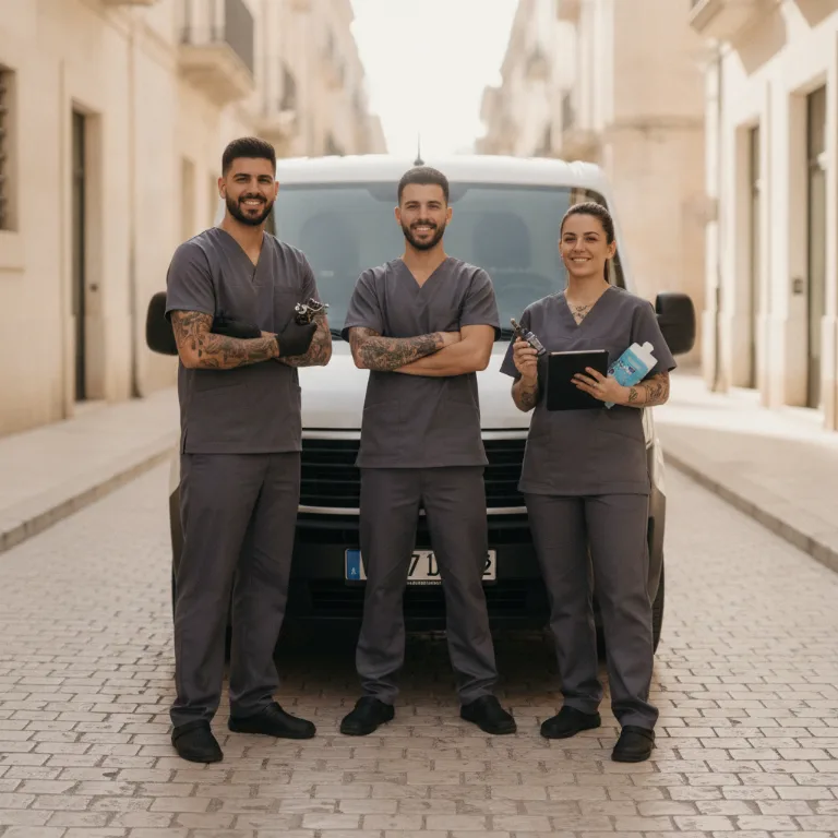 Tatuador equipo en Chamartin